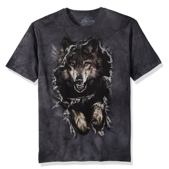 The Mountain Other - The Mountain Kids Breakthrough Wolf T-Shirt Size Small NWT